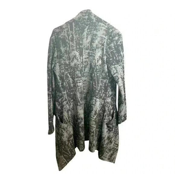 Ronen  Chen Black w Gray Soft Sweater Size 6 - Picture 4 of 8